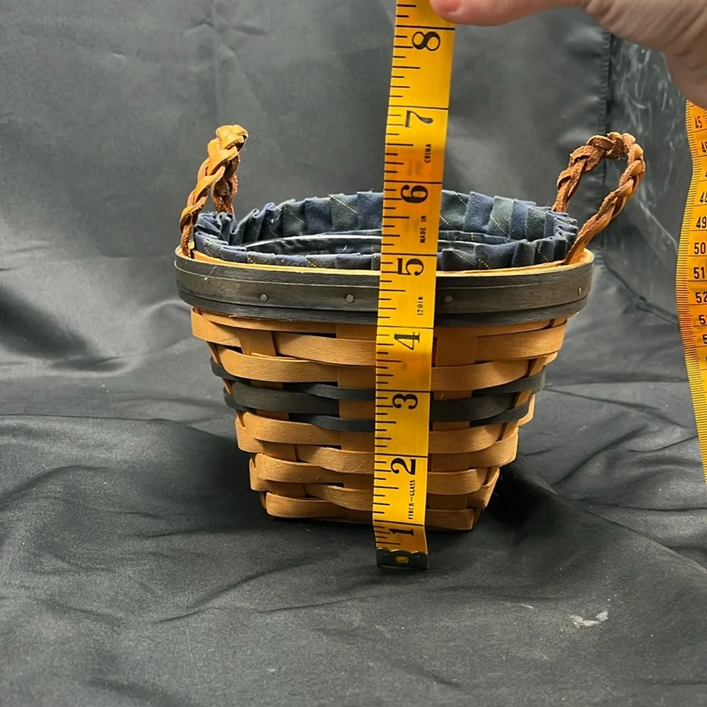 7” 1999 Longaberger Collectors Club Renewal Basket Liner and Protector